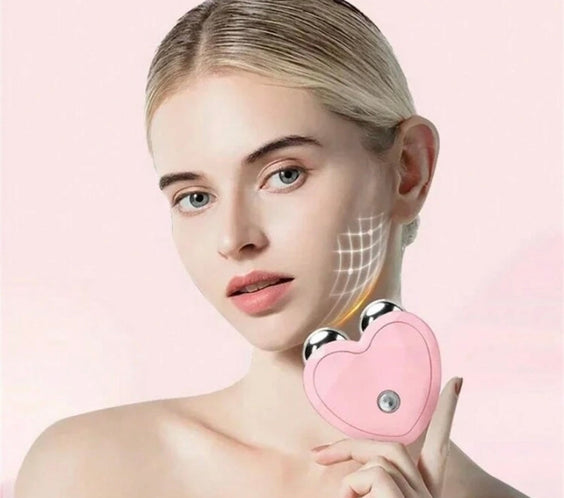 Electric EMS Facial Massager Mini Portable Microcurrent Facial Lifting Massage Roller